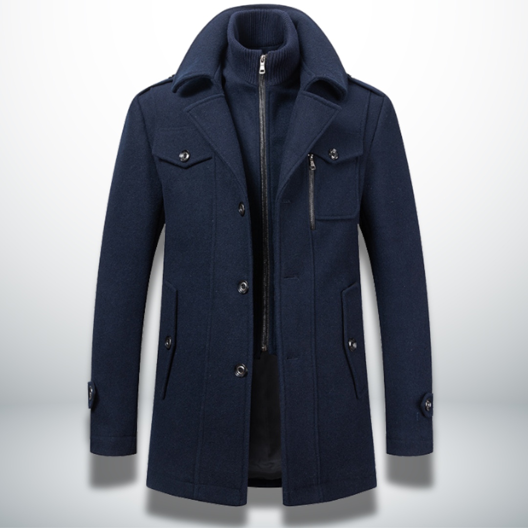Don The Man Cappotto da uomo elegante e accogliente