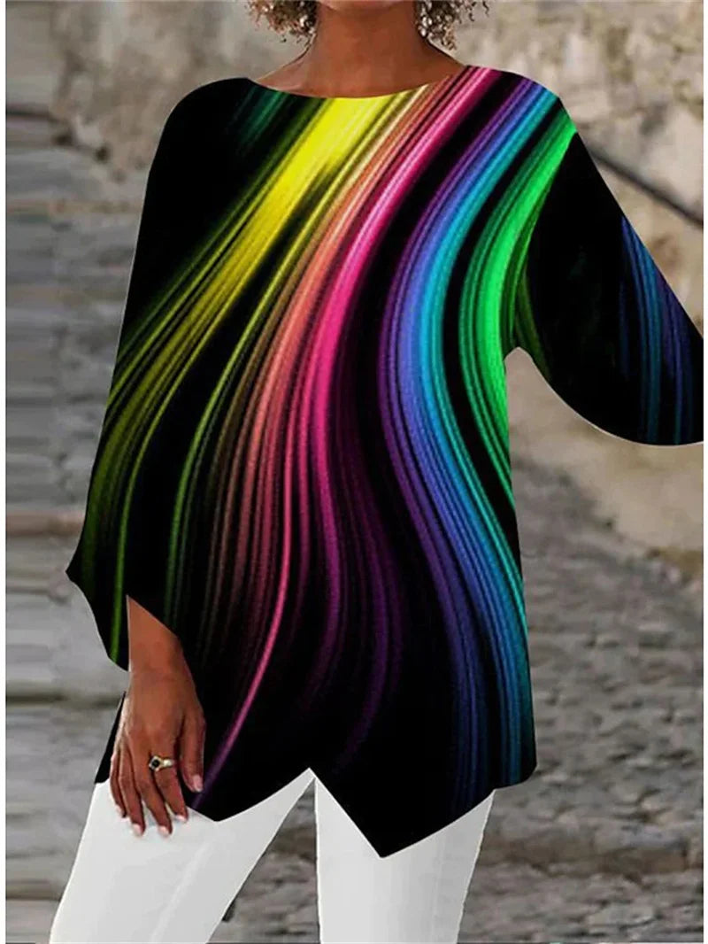 Soraya - Camicia stampata a maniche lunghe