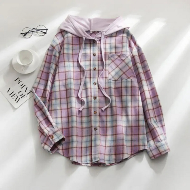 Cardigan da donna a quadri Ceryst