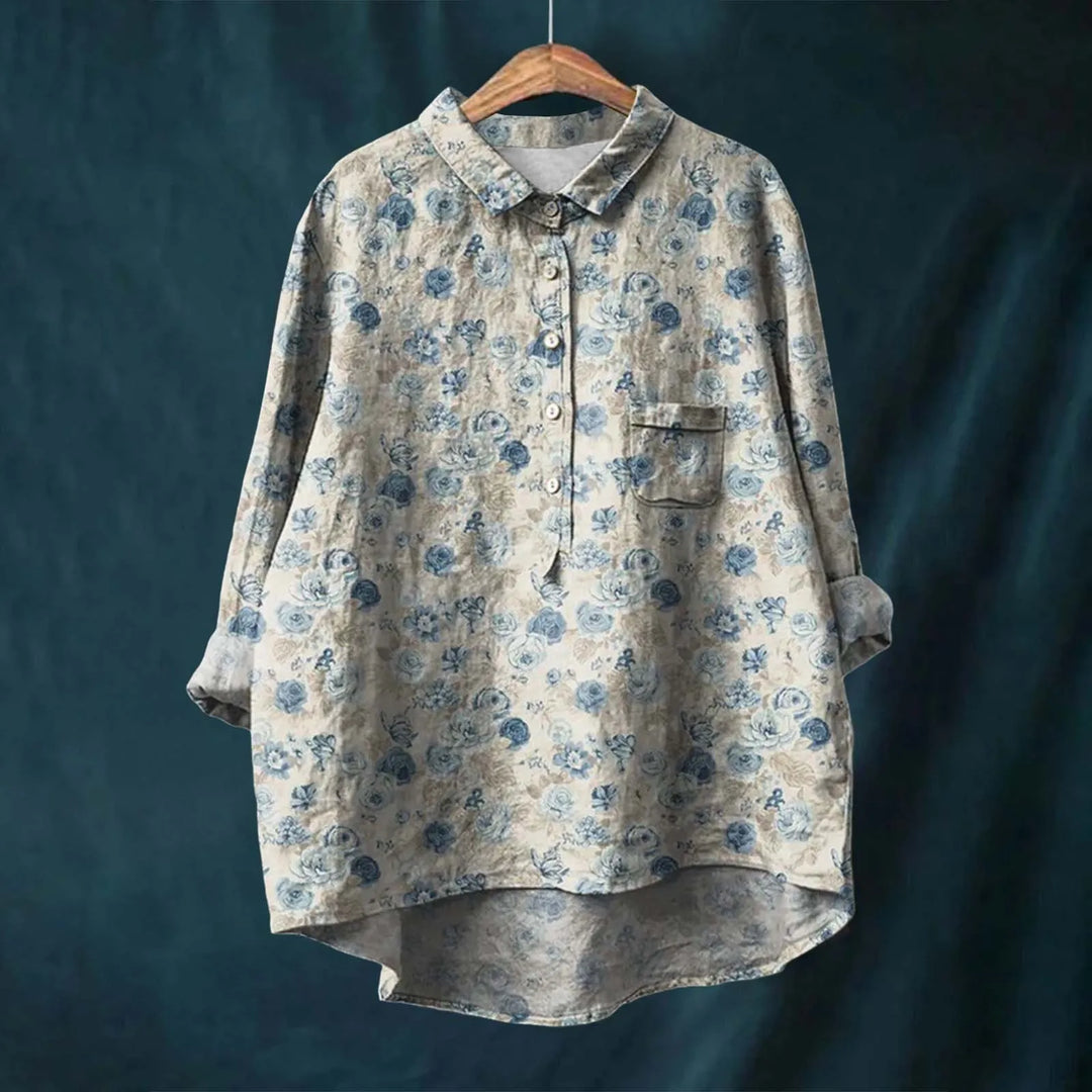 Camicia floreale da donna Liesa Elegant