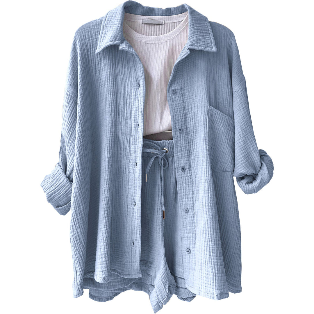 Set donna Caroline 2 pezzi in cotone