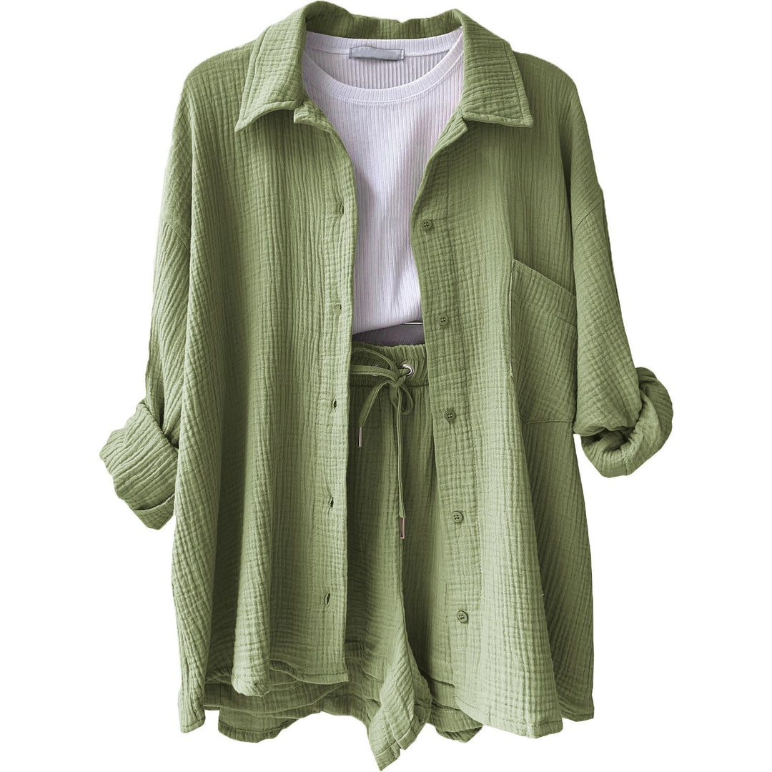 Set donna Caroline 2 pezzi in cotone