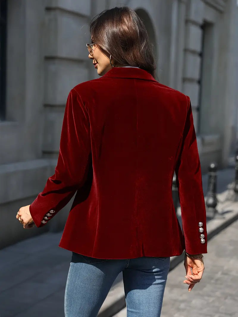 Isabella Blazer elegante in velluto