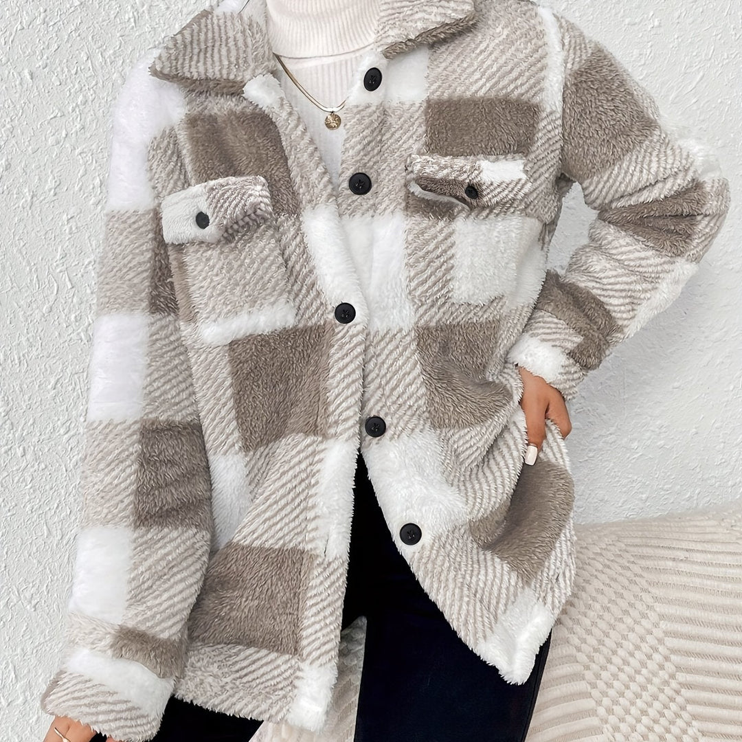 Kiara - Giacca elegante in pile oversize