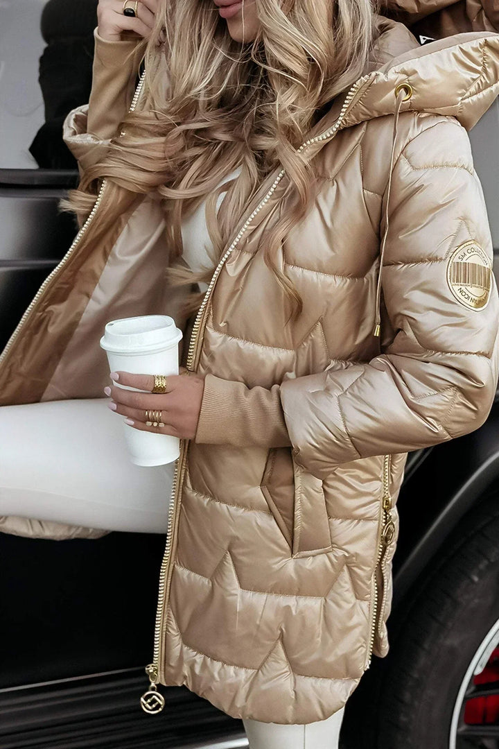 Ferrero | Cappotto invernale elegante con cappuccio e imbottitura
