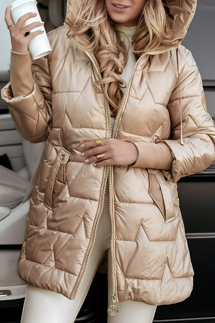 Ferrero | Cappotto invernale elegante con cappuccio e imbottitura